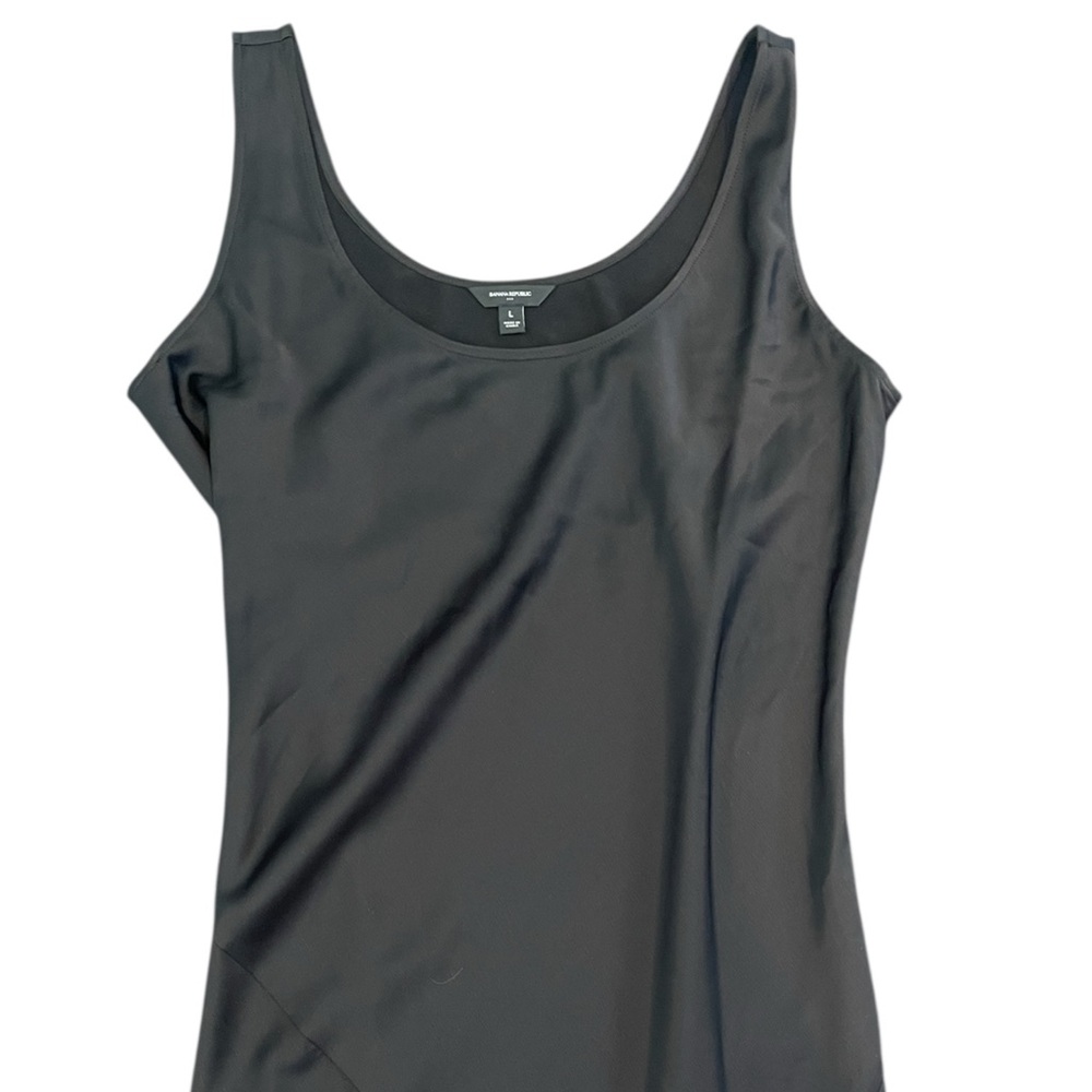 Banana Republic Sleeveless Satin Tank Dress in size Large - Picture 3 of 6
